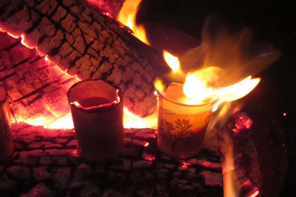 Campfire Boiled Egg Cutty's Camping Resort