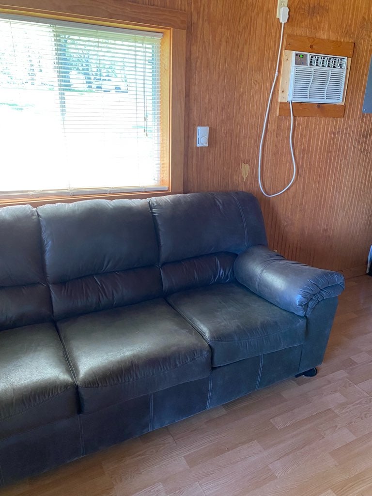 Cabin Living Room Kitchenette Utilities Layout