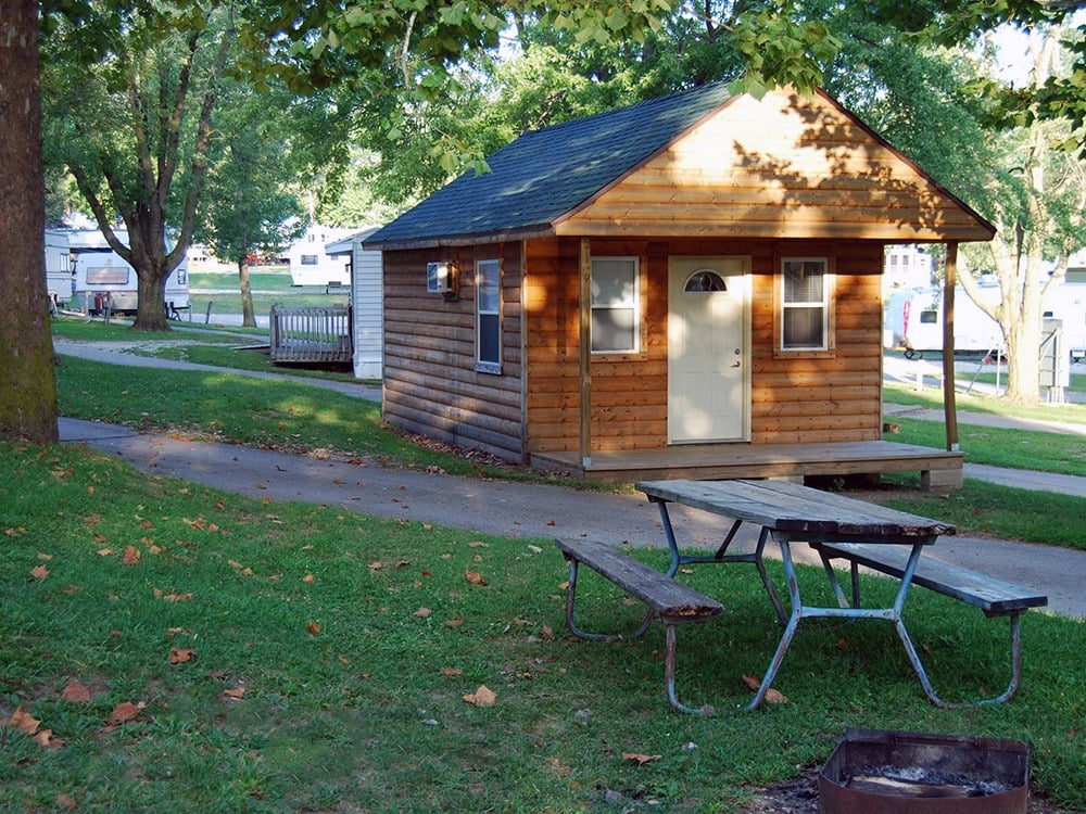 Cutty's Log Cabin Exterior Canopy Frame