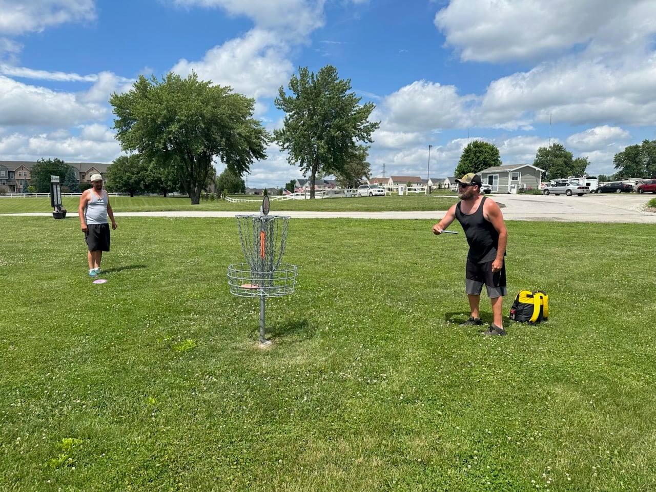 Disc Golf Course Action